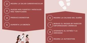 Beneficios de caminar todos los días